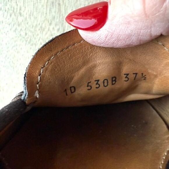 PRADA Suede Driving Loafers Brown Bow Logo Driving Shoes Made in Italy 37.5 - Picture 5 of 10